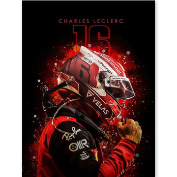 Canvas F1 Racer Poster